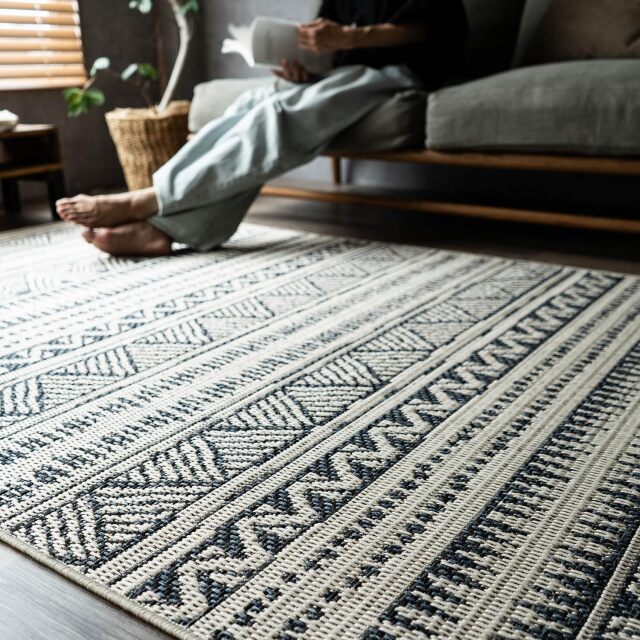 アラベスク模様 絨毯 カーペット ルーマニア 約230cm x 160cm 楽天市場】ラグ おしゃれ 折りたたみ 毛足が短い 長方形 約3畳