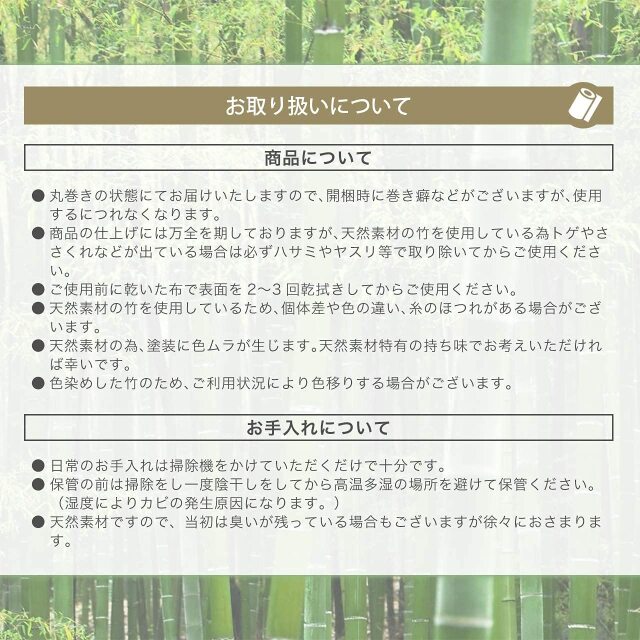竹ラグ（竹芽）