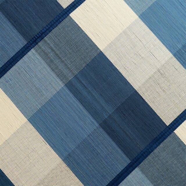 ひんやりと夏に涼しいチェック柄の竹ラグ 約 130×180 cm 1.5畳｜輸入