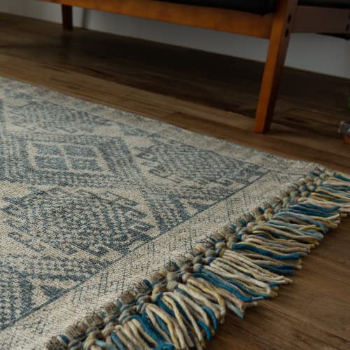 ヴィンテージ風のキリムデザインのラグマット 約 100×150 cm 1畳｜輸入絨毯専門店 ラグ&カーペットストアー 【公式】サヤンサヤン