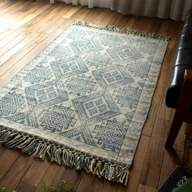 ヴィンテージ風のキリムデザインのラグマット 約 100 150 Cm 1畳 輸入絨毯専門店 ラグ カーペットストアー 公式 サヤンサヤン