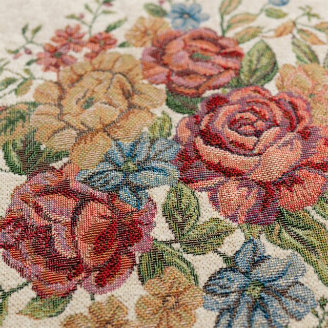 ゴブラン織り ラグ アンネ ピンク 直径200㎝ 丸 ゴブラン織り ラグ アンネ ピンク 直径200㎝ 丸 手洗いOK！繊細