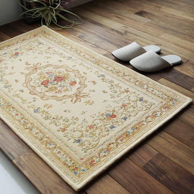 サヤンサヤン 洗える 花柄 玄関マット 室内 屋内 ゴブラン048 約 60×90 cm 長方形 ベージュ グリーン ピンク レッド ブラウン 床暖房 ホットカーペットカバー対応 ゴブラン織り 滑り止め 薄型 サヤンサヤン 洗える 花柄 玄関マット 室内 屋内 ゴブラン048 約 60×90 cm 長方形 ベージュ グリーン ピンク レッド ブラウン 床暖房 ホットカーペットカバー対応 ゴブラン織り 滑り止め 薄型