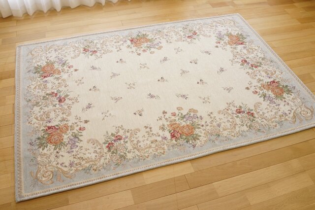 新品GOBELIN CHENILLE 花柄ラグ Amazon.co.jp: Sayang Sayang Floral Rug, Chenille 126 Gobelin