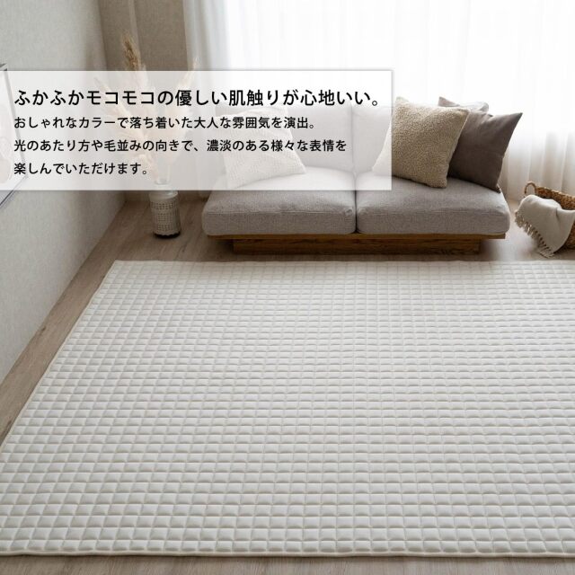 ラグ カーペット アイボリー 190×240 4723479-01.jpg