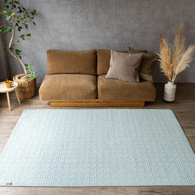 モノ イブル キルト くすみ 洗える シンプル 約190x190 cm 2畳 ホワイト グリーン ベージュ ラベンダー イエロー グレー 中国/mono-190-190