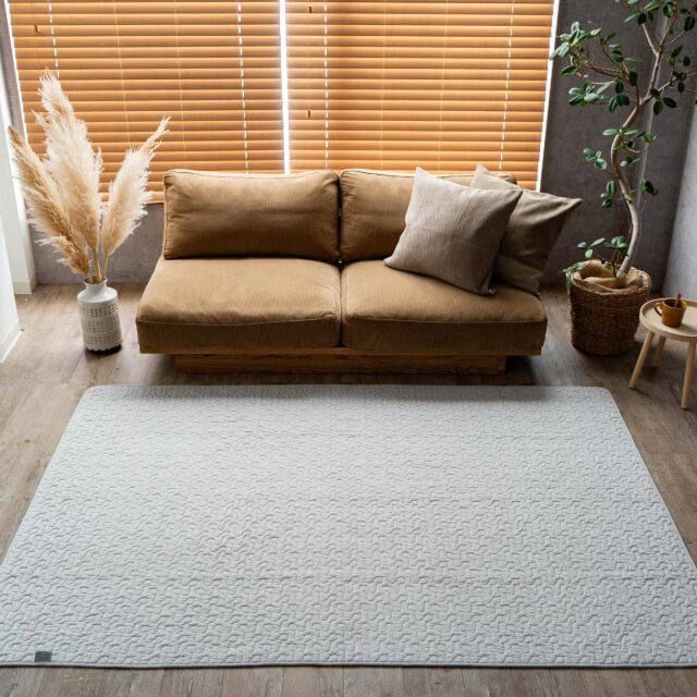 モノ イブル キルト くすみ 洗える シンプル 約70x100 cm マット ホワイト グリーン ベージュ ラベンダー イエロー グレー 中国/mono-70-100