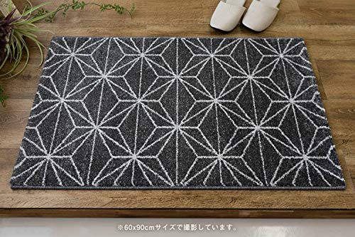 麻の葉デザインの玄関マット 約 50 80 Cm 輸入絨毯専門店 ラグ カーペットストアー 公式 サヤンサヤン