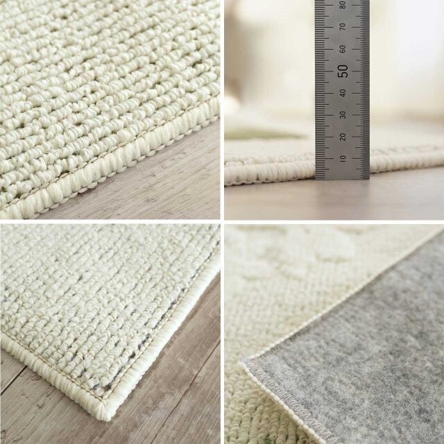 新品　ラグマット　絨毯　ナイロン　洗濯可　リーフ　日本製　130×190 新品 ラグマット 絨毯 ナイロン 洗濯可 リーフ 日本製 130×190