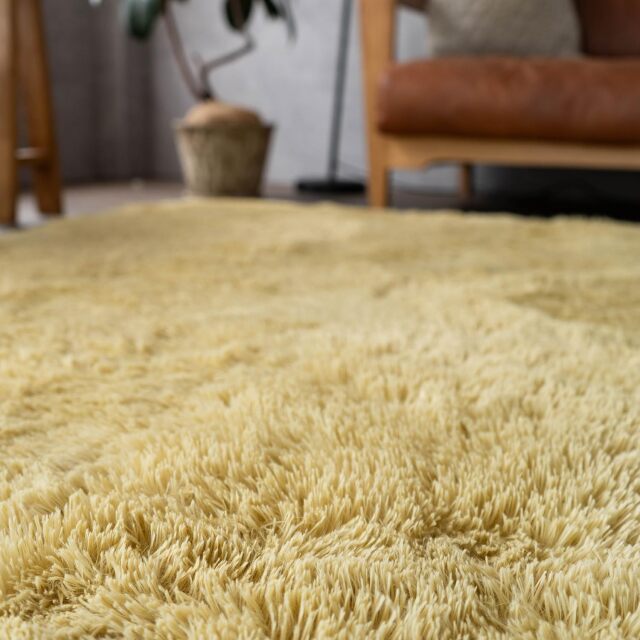 ふわさら35mmロングシャギーのラグマット 約 190x240 cm 3畳｜輸入絨毯