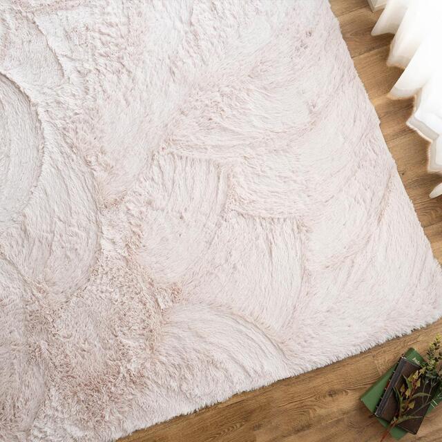 ふわさら35mmロングシャギーのラグマット 約 130x190 cm 1.5畳｜輸入