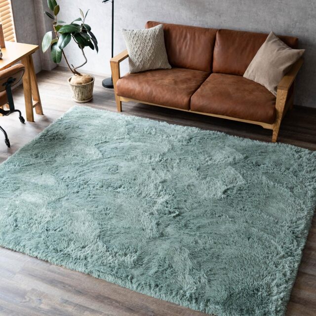 エクセレントムーティー2 洗える ふわふわ シャギーラグ 130×190 cm 1.5畳 長方形 ホワイト アイボリー ピンク ベージュ ブラウン グレー ブラック イエロー ブルー 中国/mouty2-130-190