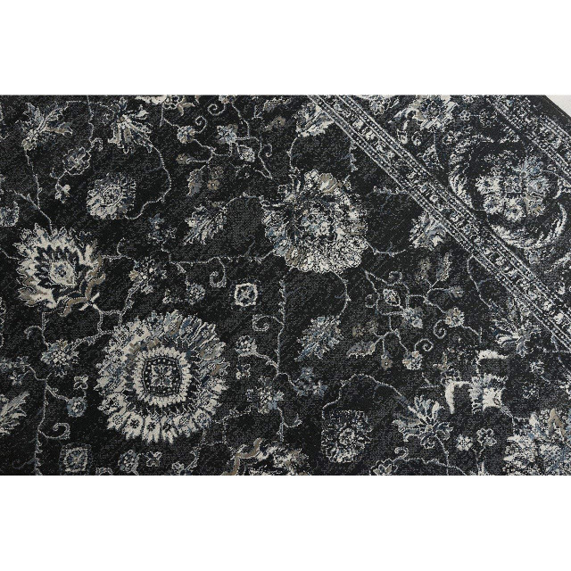 豪華なオーナメント柄、ベルギー製の高密度ウィルトン織りラグ 約 240