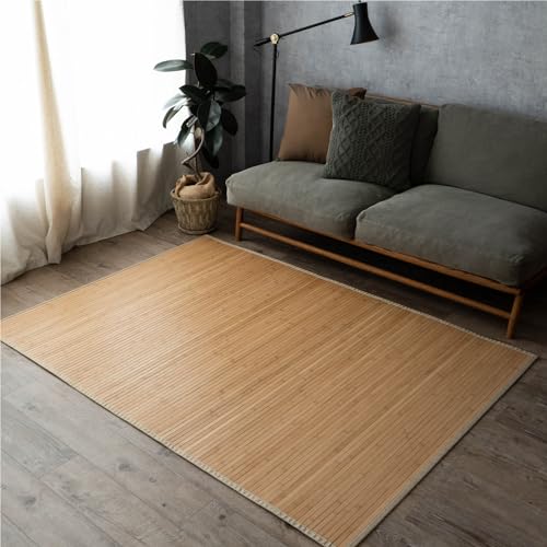 みぃ艶あり　フローリング調　竹ラグ 竹カーペット  180Ｘ240　2枚 楽天市場】艶ありフローリング調竹ラグ ラグマット 約