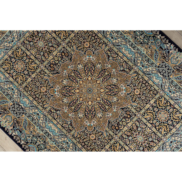 トルコ製 ウィルトン織り絨毯 240×340cm ペルシャ　大きい 120万ノット高密度のペルシャ柄ウィルトン織りラグマット 約 240