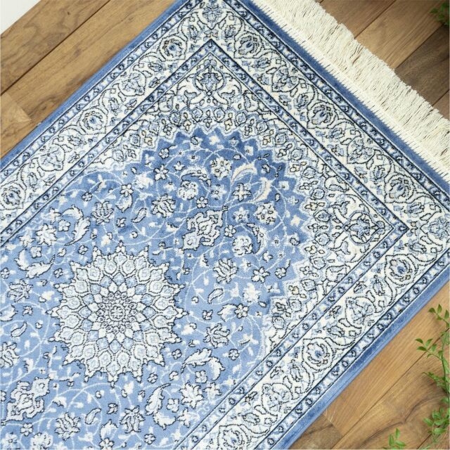 ロイヤルパレス14180 ペルシャ風 メダリオン  60×85 cm 長方形 レッド グリーン ベージュ アイボリー モケット織 ベルギー製/rp14180-60-85