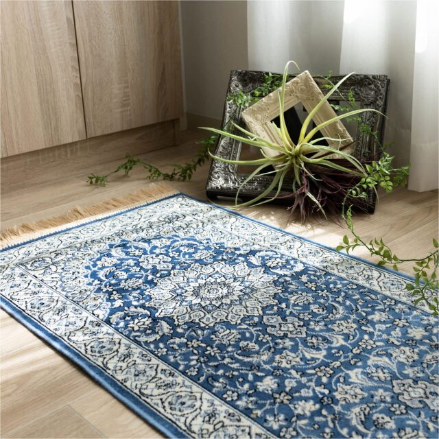 ロイヤルパレス14180 ペルシャ柄 メダリオン 67×340 cm レッド グリーン ベージュ アイボリーモケット織 ベルギー製/rp14180-67-340