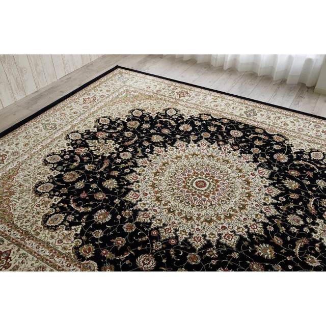 高密度 ラグ ペルシャ絨毯風 ラグマット 玄関マット サヤンサヤン 玄関マット 室内 ペルシャ絨毯 風 超高密度120万