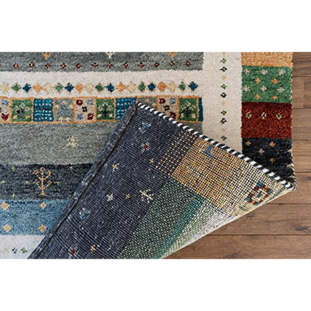 遊牧民の自由な感から生まれたギャッベ絨毯 約200x250 cm 3畳｜輸入