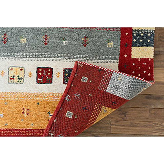 遊牧民の自由な感から生まれたギャッベ絨毯 約200x250 cm 3畳｜輸入