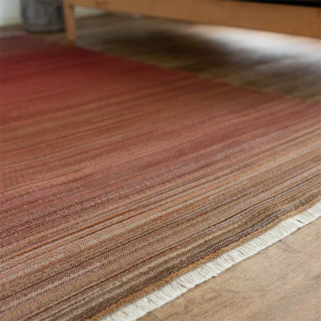 200×200ウィルトン織 カーペット トライアングル 北欧風 2畳 2.5畳 美しいグラデーションのウィルトン織りラグ 約 200×200 cm 2畳｜輸入