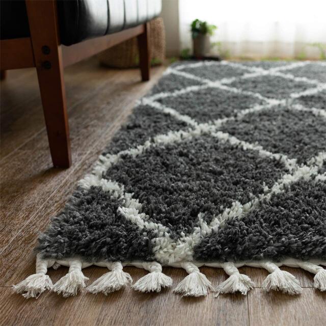 モロッコ 更 ラグ アフニフ 200cm×318cm