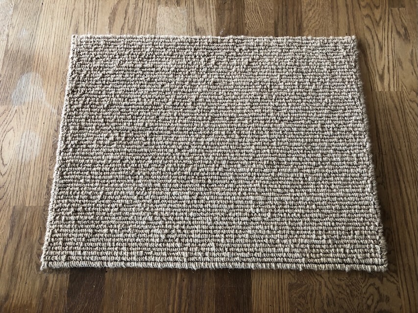 麻緞通｜素足の日本に気持ちいいラグ ハイループ 約54×71cm