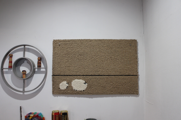 Prairie Sheep Family Rug4570