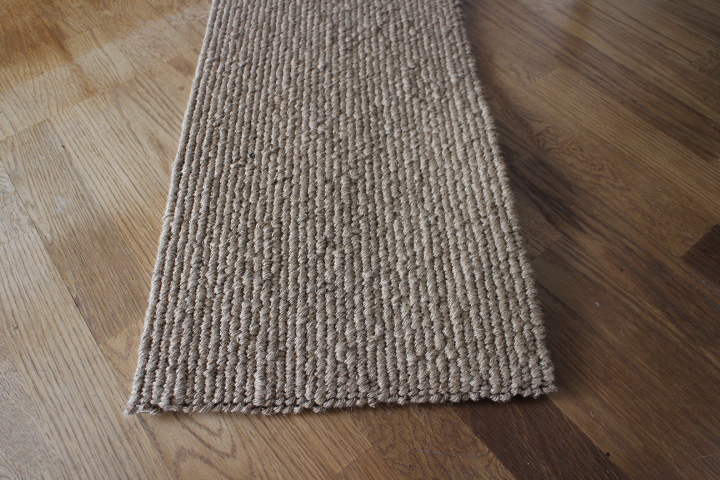 麻のキッチンマット