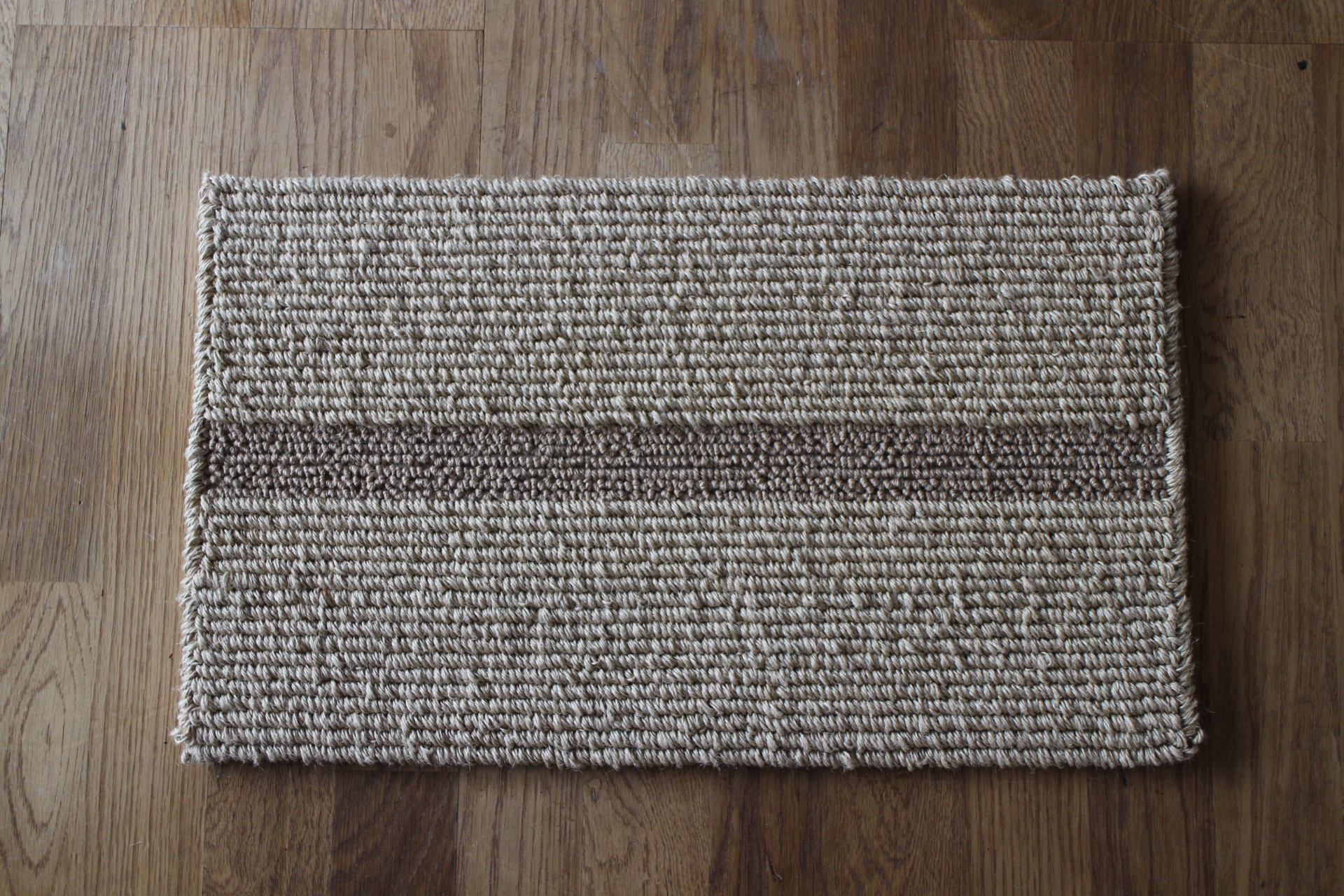 2色の麻のライン