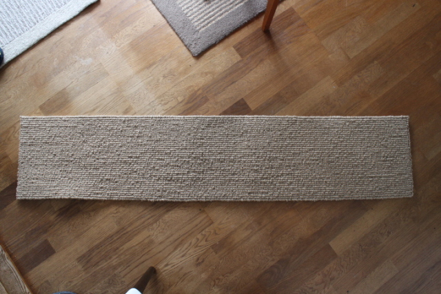 麻のキッチンマット