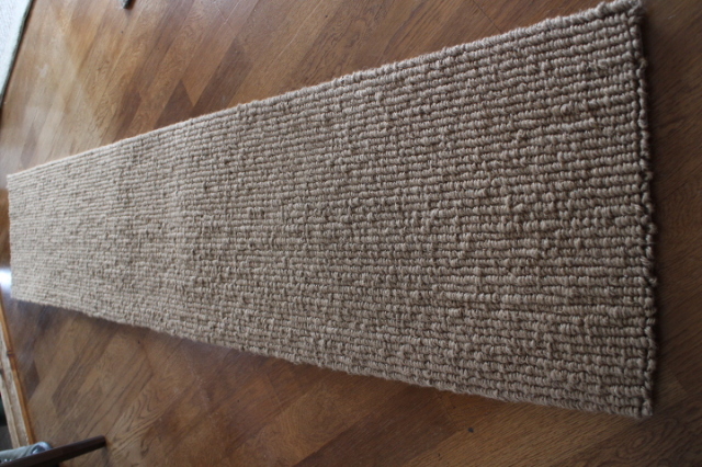 麻のキッチンマット