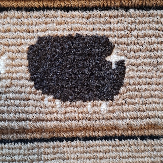 ひつじの家族ラグ