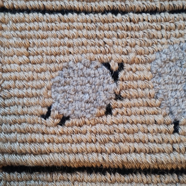 ひつじの家族ラグ