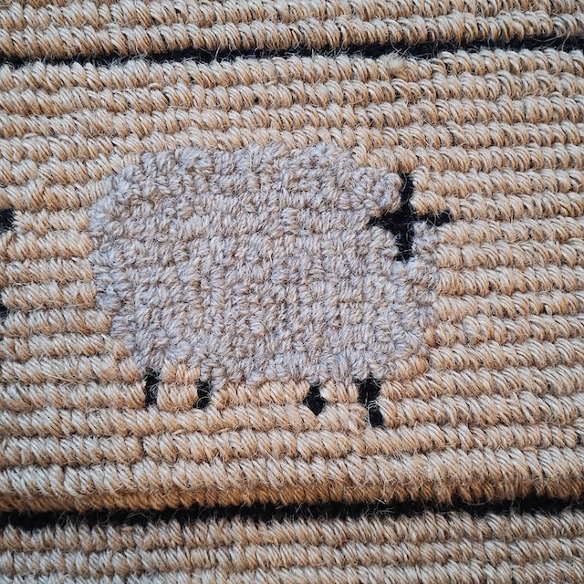 ひつじの家族ラグ