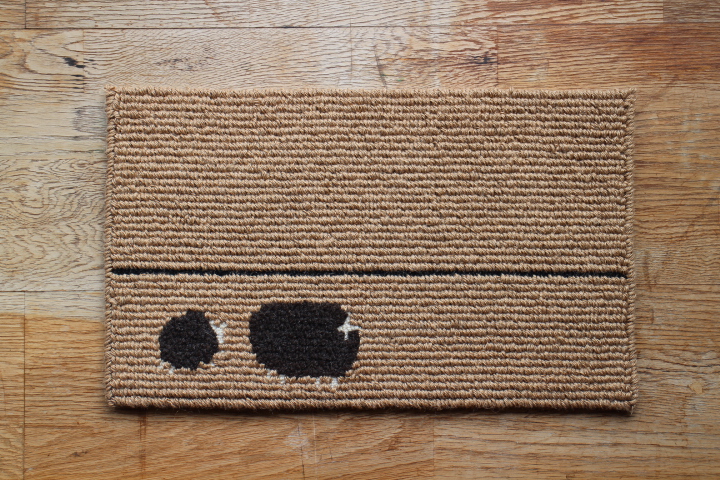 ひつじの家族ラグ