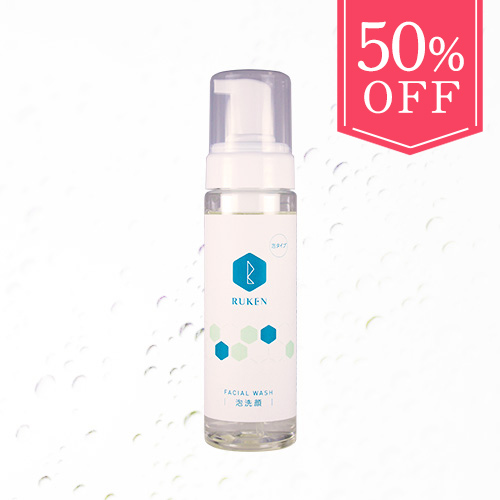 【50％OFFキャンペーン】RUKEN 泡洗顔（お一人様2点まで）