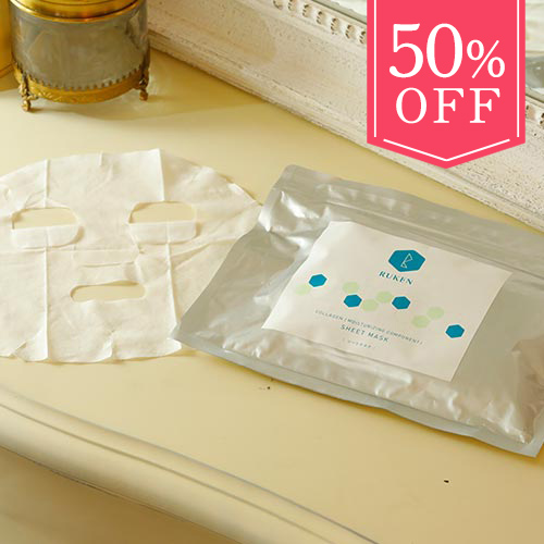 【50％OFFキャンペーン】RUKEN シートマスク （25枚入）（お一人様2点まで）