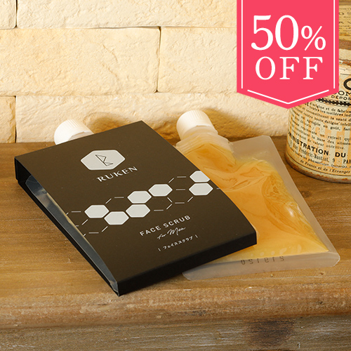 【50％OFFキャンペーン】RUKENスクラブパック for Men（お一人様2点まで）