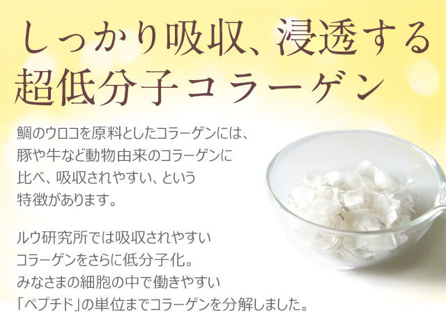 超低分子コラーゲン