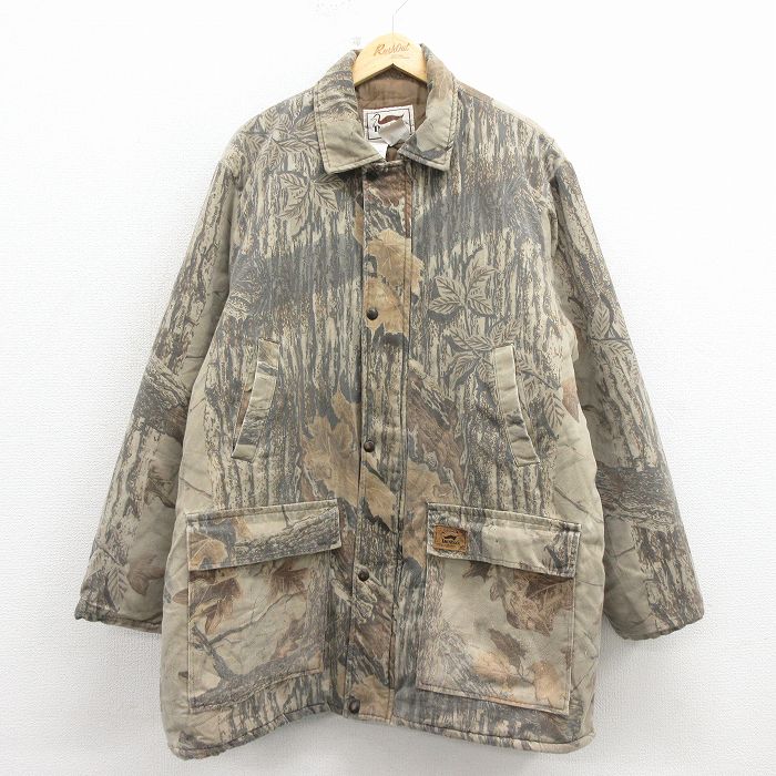 ダックスバック 90s ハンティングジャケット リアルツリー ブラウン迷彩 XL | 古着