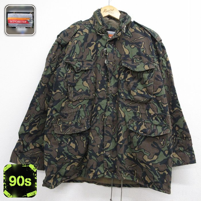 古着通販 XL☆古着 WINCHSTER 長袖 ハンティング ジャケット メンズ 90