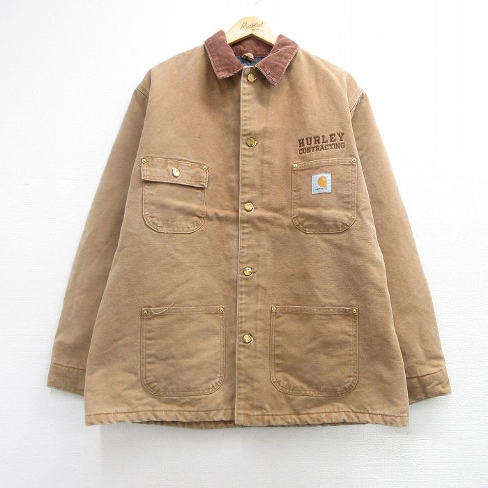 カーハート 90s ミシガンチョアコート HURLEY ブラウン メンズXL相当 | 古着