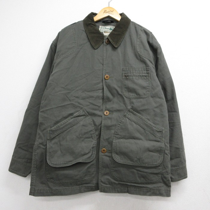 エルエルビーン 90s 長袖カバーオール ハンティング カーキ メンズXL相当 | 古着