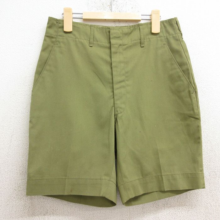 【50%OFF】古着 ショート パンツ キッズ ボーイズ 子供服 80年代 80s タロン 濃緑 グリーン 24sep07