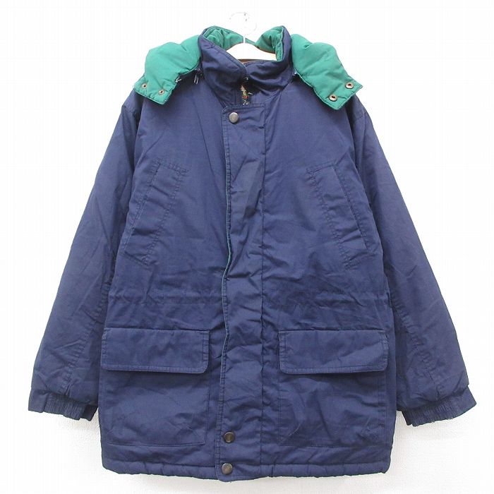 【50%OFF】古着 長袖 ジャケット キッズ ボーイズ 子供服 90年代 90s 紺 ネイビー 24nov11
