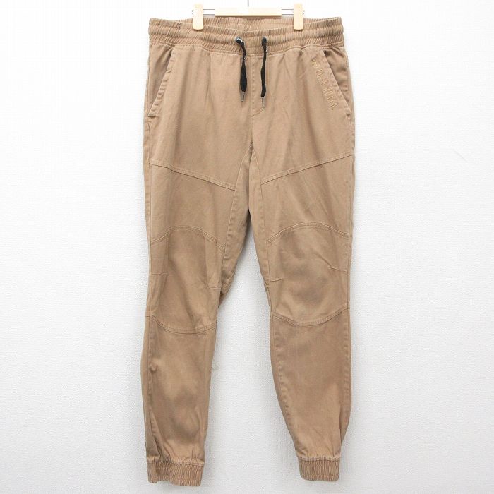 古着 エコー イージー パンツ キッズ ボーイズ 子供服 ダブルニー 濃ベージュ カーキ 25jan07
