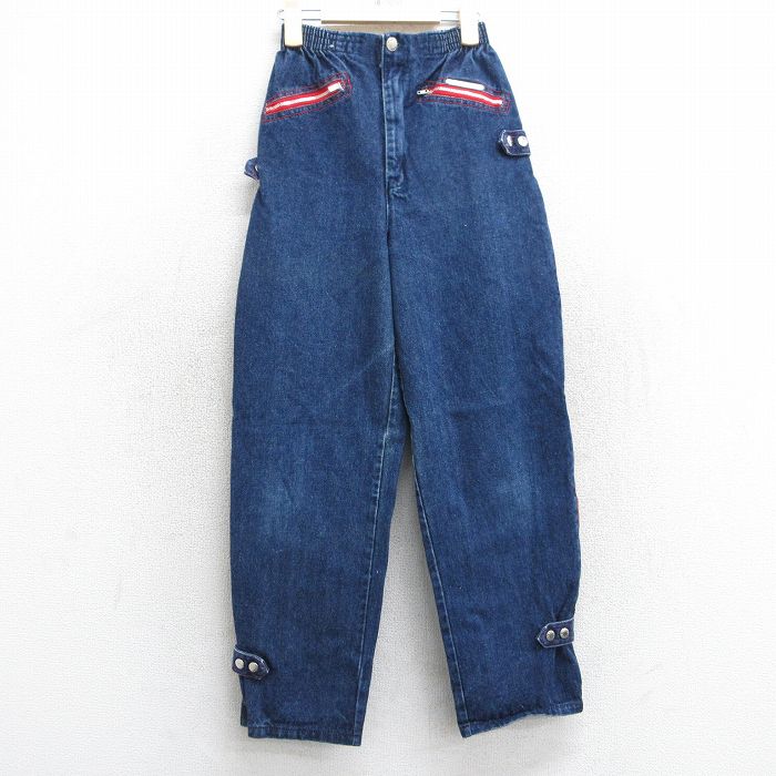 【50%OFF】古着 ジーンズ キッズ ボーイズ 子供服 90年代 90s コットン 紺 ネイビー デニム 25apr10