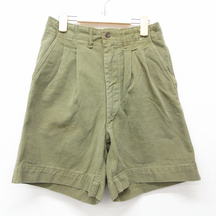 古着 ビンテージ ショーツ ボーイスカウト パンツ キッズ ボーイズ 子供服 60年代 60s コットン タロン 濃緑 グリーン 【spe】 25jun03
