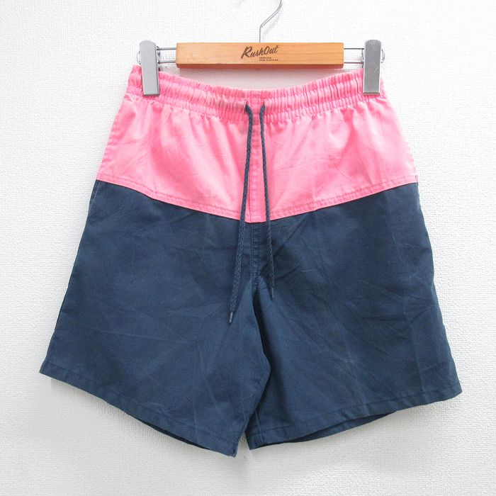 古着 ショート パンツ ショーツ メンズ 90年代 90s REEFBREAKER ツートンカラー ピンク他 25aug06